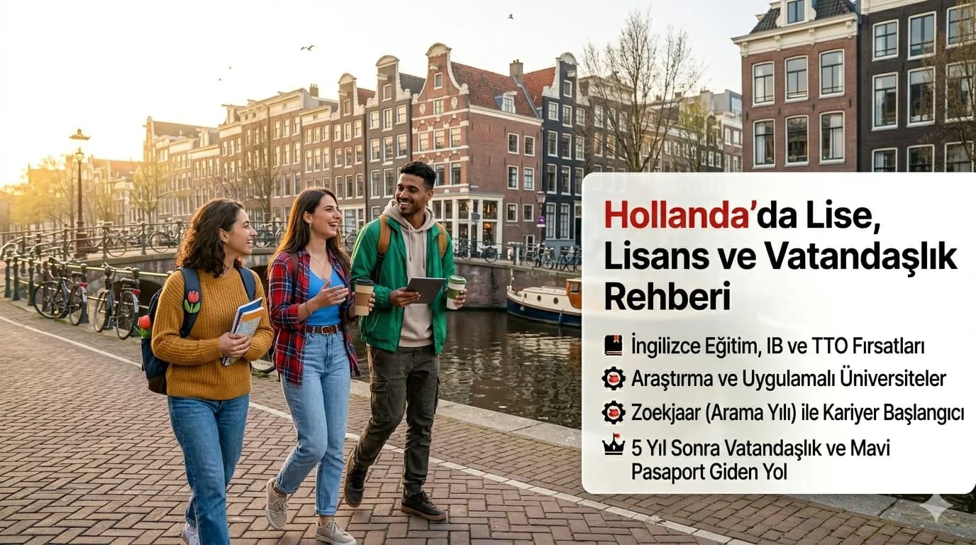 Öğrencilik Yılları Boşa Gitmiyor! Hollanda'da Eğitim ve 5 Yılda Vatandaşlık Rehberi