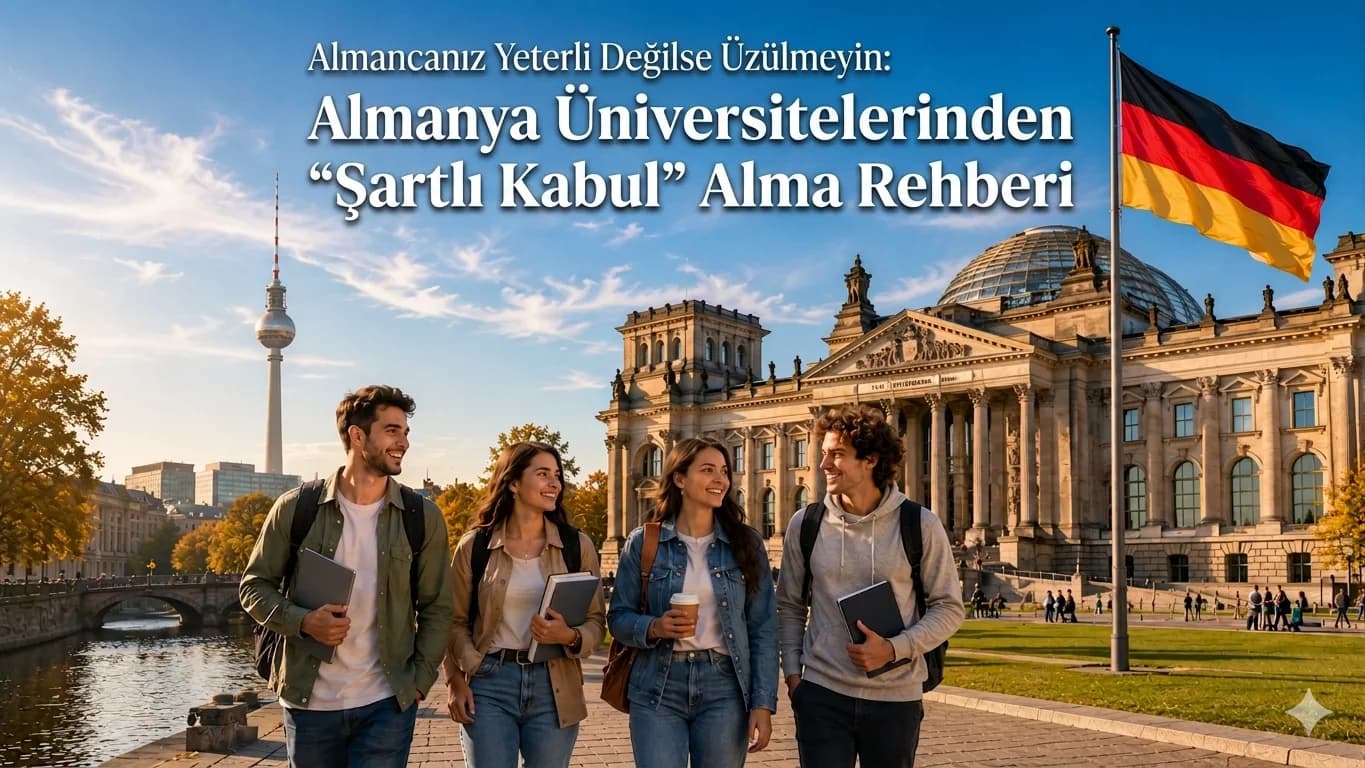 Almancanız Yeterli Değilse Üzülmeyin: Almanya Üniversitelerinden "Şartlı Kabul" Alma Rehberi