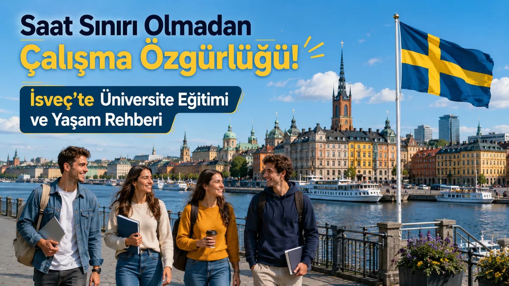 Saat Sınırı Olmadan Çalışma Özgürlüğü! İsveç’te Üniversite Eğitimi ve Yaşam Rehberi